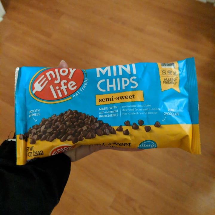 review photo of Enjoy Life Semi-Sweet Chocolate Mini Chips shared by @christinethevegan on 13 Nov 2020 - review