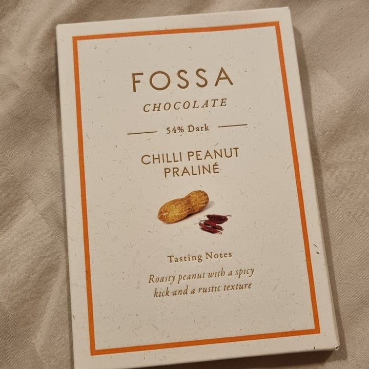 photo of Fossa Chocolate Chilli Peanut Praliné Dark Chocolate shared by @schtef on  04 Feb 2022 - review