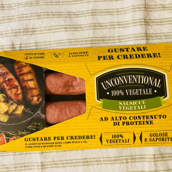photo of Unconventional Salsicce Vegetali - Sausages shared by @federicathewitch on  15 Jul 2022 - review