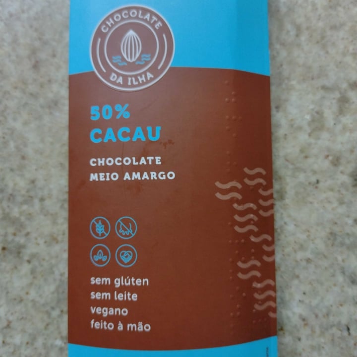 photo of Chocolate da Ilha Chocolate 50% Cacau Meio Amargo shared by @estellakrausser on  29 Apr 2022 - review