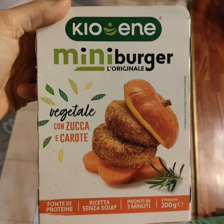 photo of Kioene mini burger carota e zucca shared by @chiarabonga on  23 Oct 2022 - review