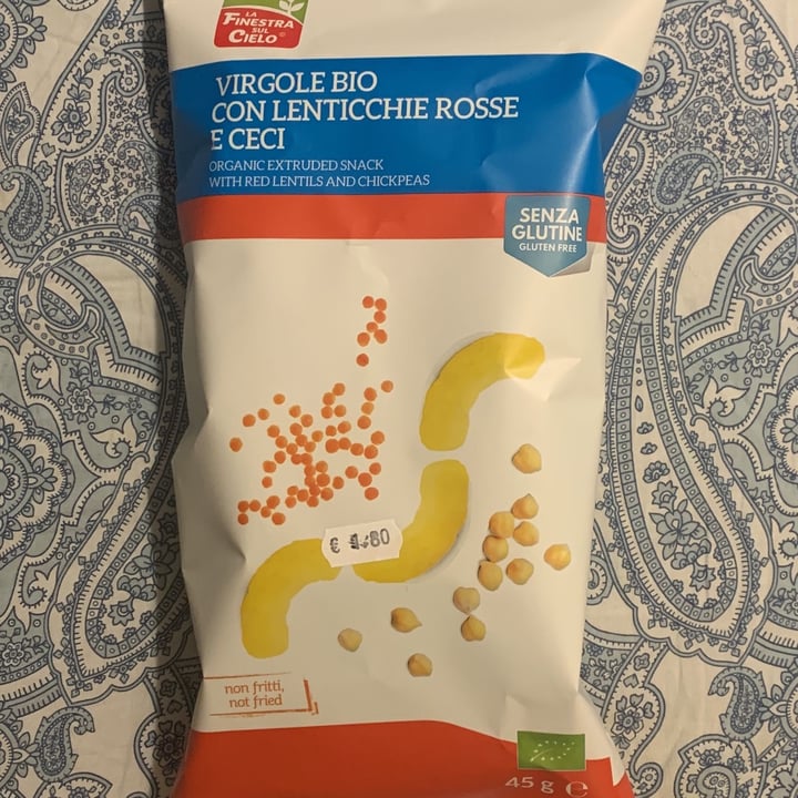 review photo of La Finestra Sul Cielo Virgole bio con lenticchie rosse e ceci shared by @rori24 on 18 Mar 2022 - review