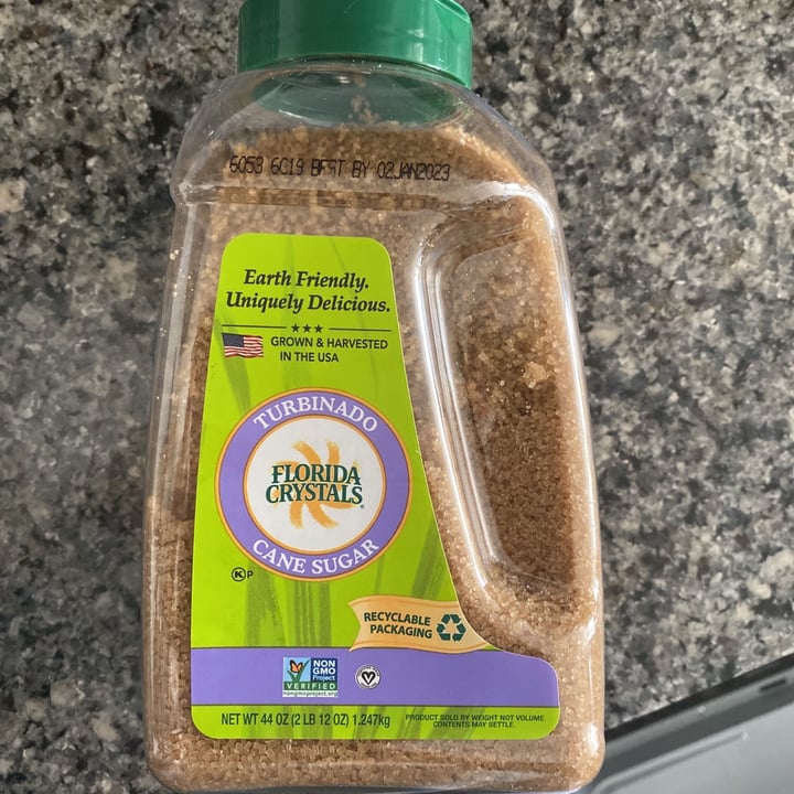 photo of Florida Crystals Turbinado Cane Sugar shared by @sunshinestate2123 on  30 Jun 2021 - review