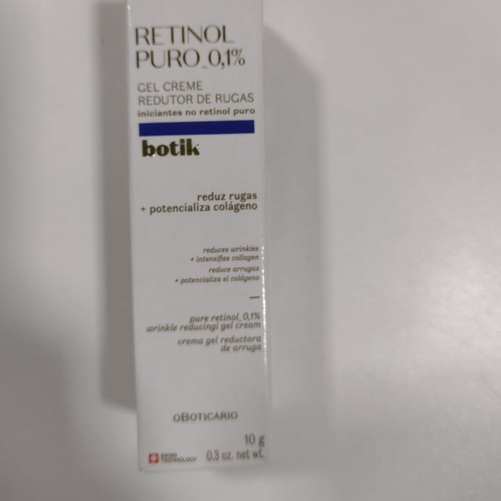 photo of O Boticário retinol puro shared by @taysi on  08 Jul 2022 - review