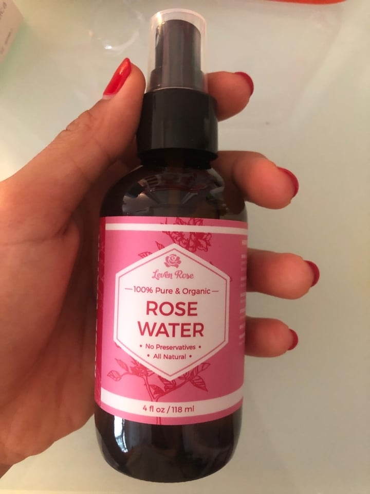 photo of Leven Rose 100% Pure & Organic Rose Water shared by @cleameyer on  10 Jan 2020 - review