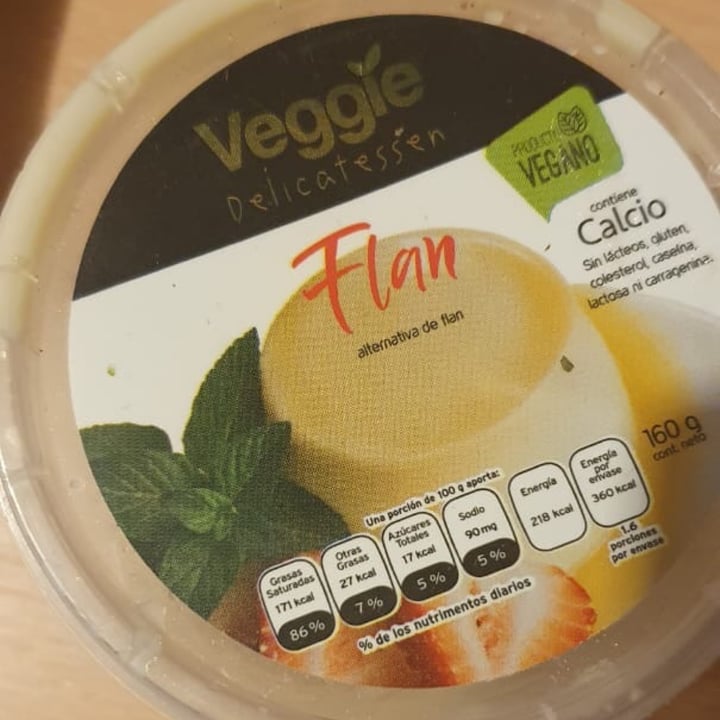 photo of Veggie Delicatessen Flan shared by @jesuscarrillo on  27 Apr 2020 - review