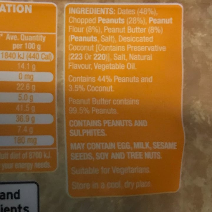 photo of Made Real Peanut Caramel Wholefood Balls shared by @smarti on  24 May 2022 - review