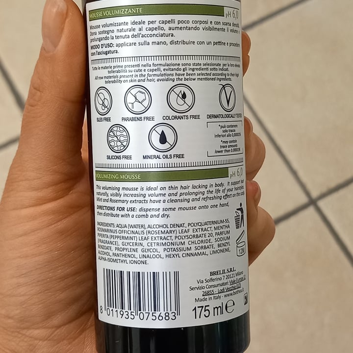 review photo of Bothèa Botanic Therapy Mousse Volumizzante shared by @savina on 29 May 2022 - review