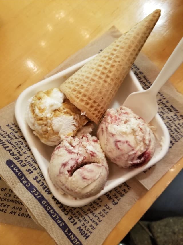Photo of the dish “Peanut Butter Jelly Ice Cream”