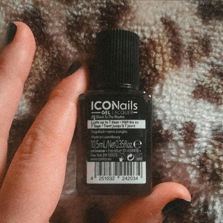 photo of Catrice Cosmetics Esmalte ICONails Gel Lacquer shared by @miriamqtt on  29 Oct 2020 - review