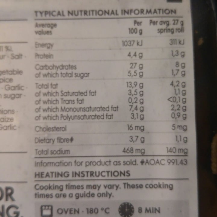 review photo of Woolworths Spring Rolls (vegetable) shared by @natanya on 19 Mar 2021 - review