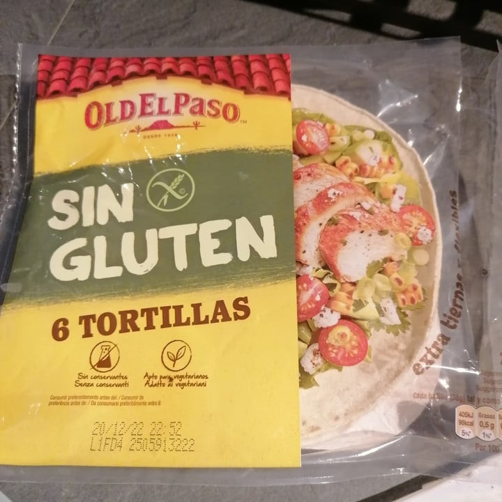 photo of Old El Paso 6 tortillas sin gluten shared by @nannola on  13 Apr 2022 - review