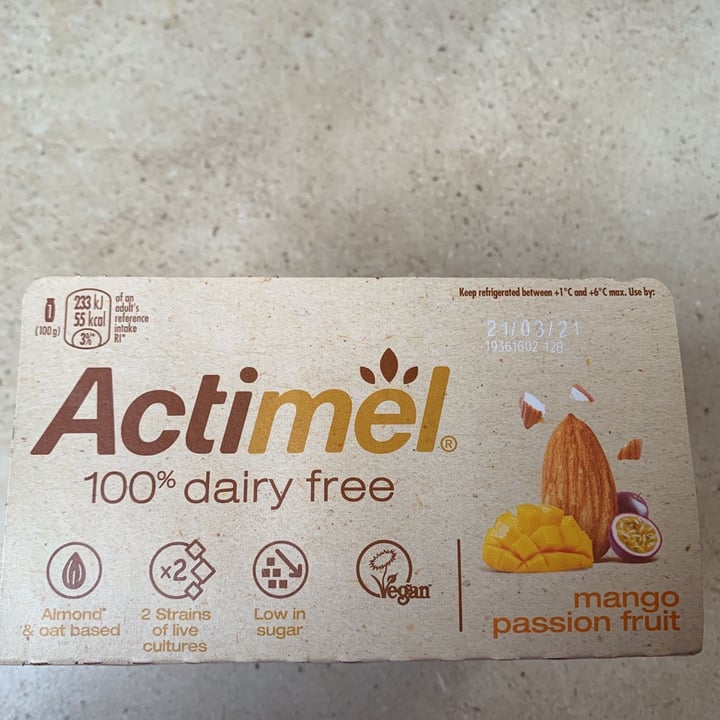photo of Actimel Mango passion fruit shared by @xonni on  11 Mar 2021 - review