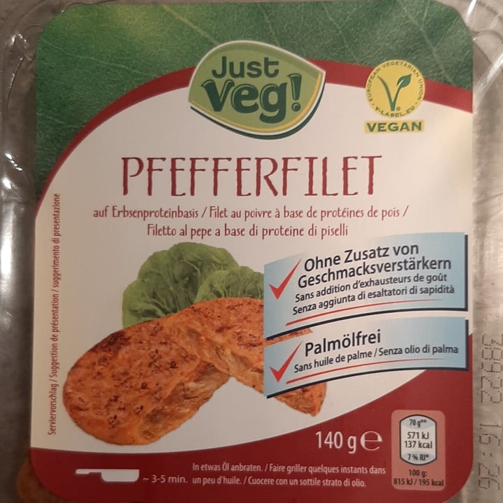 review photo of Just Veg! (ALDI Italy) Filetto al pepe shared by @sissicrissi on 21 Oct 2022 - review