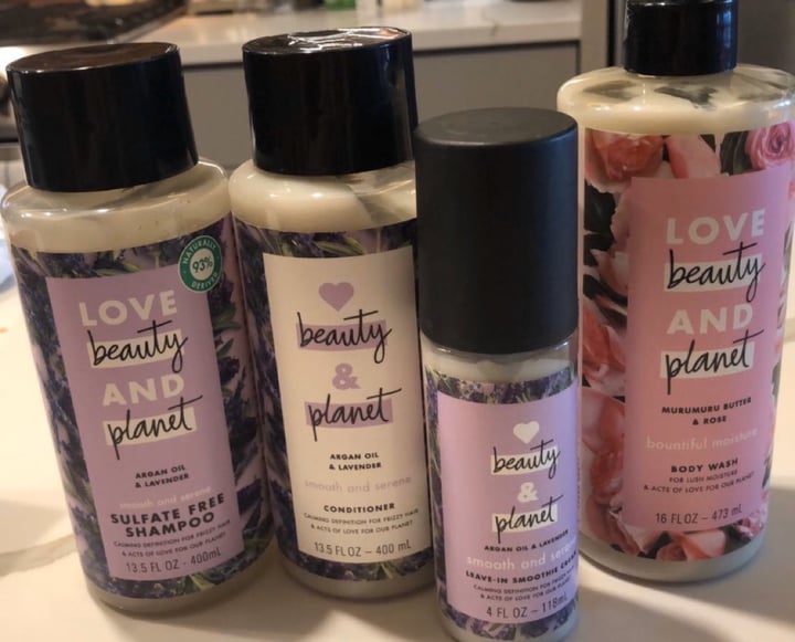 review photo of Love Beauty and Planet Argan Oil & Lavender Shampoo shared by @anacarlahd on 29 Feb 2020 - review