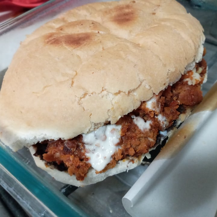 photo of Hijos del Sol (Delivery y Pick-up) Torta De Chicharrón shared by @bettyveg on  28 Mar 2021 - review