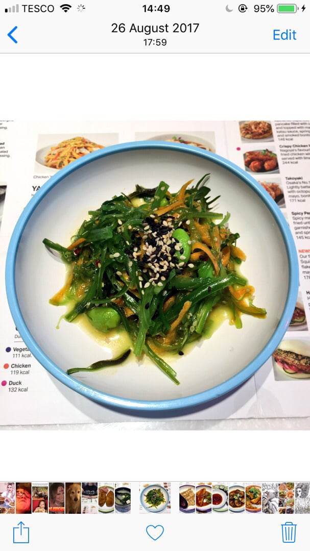 photo of YO! Sushi Kaiso seaweed salad shared by @katelouisepowell on  20 Mar 2019 - review