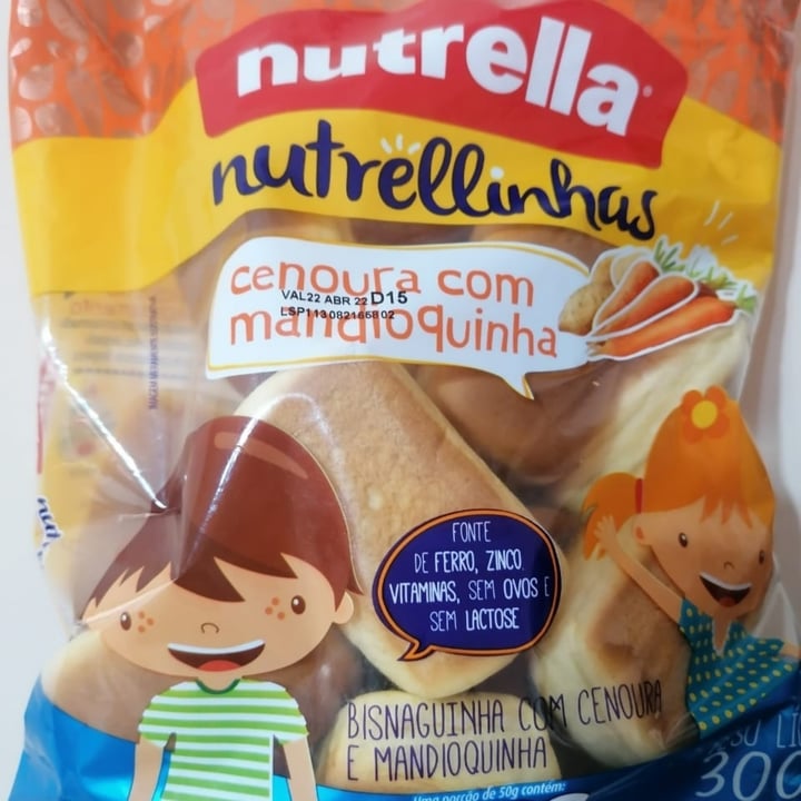 review photo of Nutrella Bisnaguinha com cenoura e mandioquinha shared by @nilza on 18 Apr 2022 - review