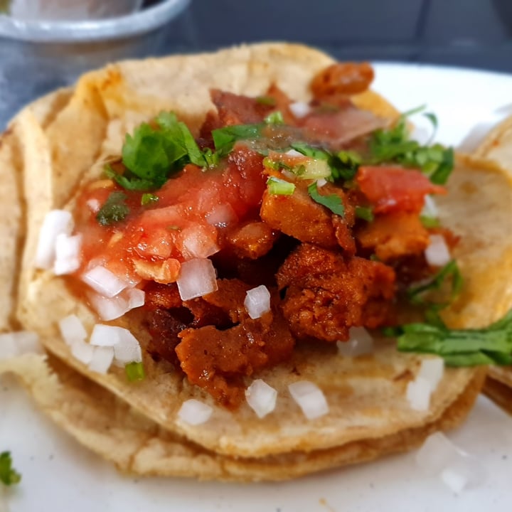 photo of Por siempre vegana 2 Tacos al Pastor (Órden de 5) shared by @bernardini96 on  30 Jun 2022 - review