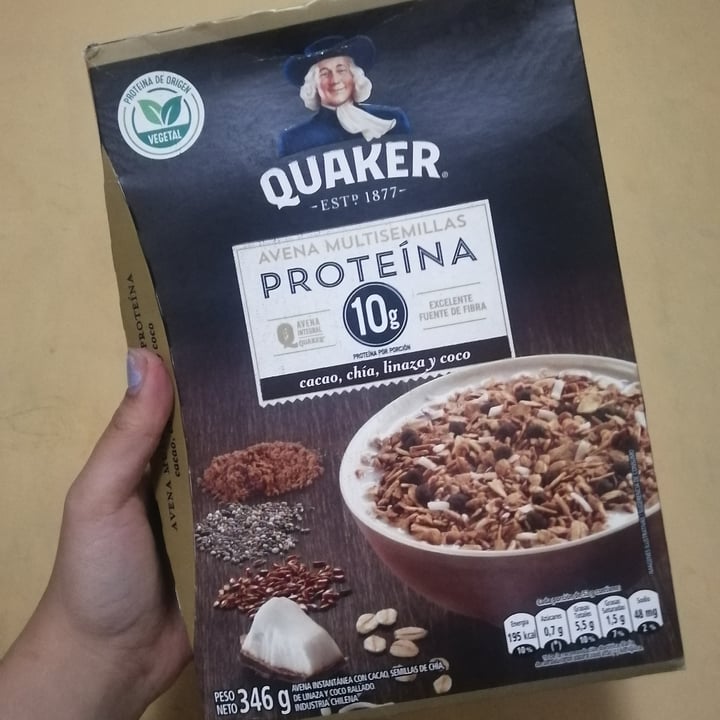 photo of Quaker Avena Multisemillas Proteína shared by @elyzabeth on  30 Nov 2021 - review