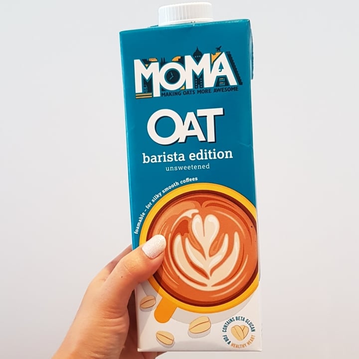 photo of MOMA Oat Barista Edition Unsweetened shared by @purplelilpixie on  23 May 2021 - review
