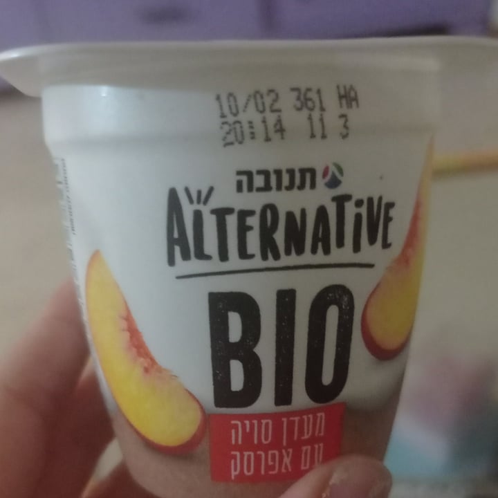 photo of Tnuva alternative מעדן סויה עם אפרסק shared by @adicow16 on  01 Feb 2022 - review