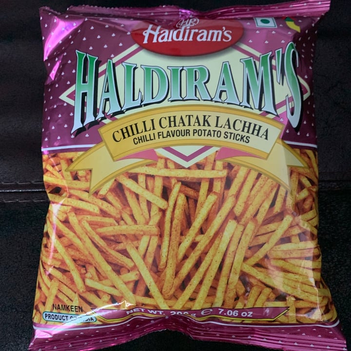 photo of Haldiram’s Chili Chatak Lachha shared by @tangoujun on  13 May 2020 - review