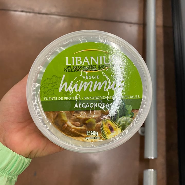 photo of Libanius Hummus de alcachofa shared by @katysaneme on  30 Jun 2022 - review