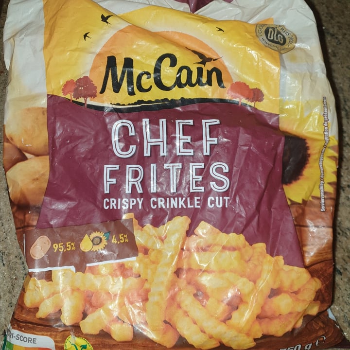 photo of McCain chef frites crispy crinkle cut shared by @natachadesmet on  19 Nov 2022 - review