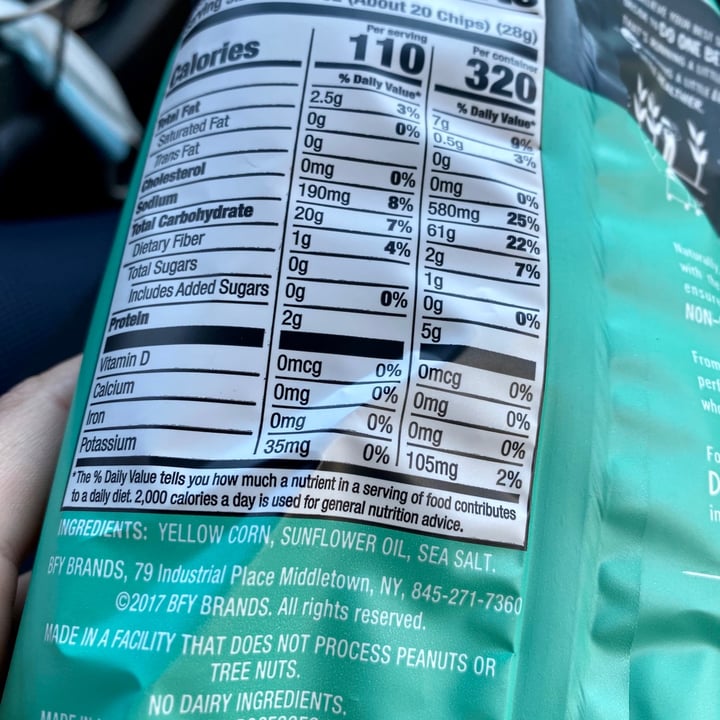 photo of PopCorners Sea Salt pop corn shared by @curvycarbivore on  17 May 2021 - review