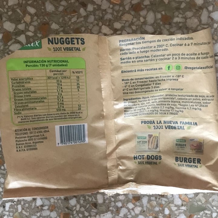 photo of Vegetalex Nuggets 100% vegetal shared by @mechab on  13 Dec 2021 - review