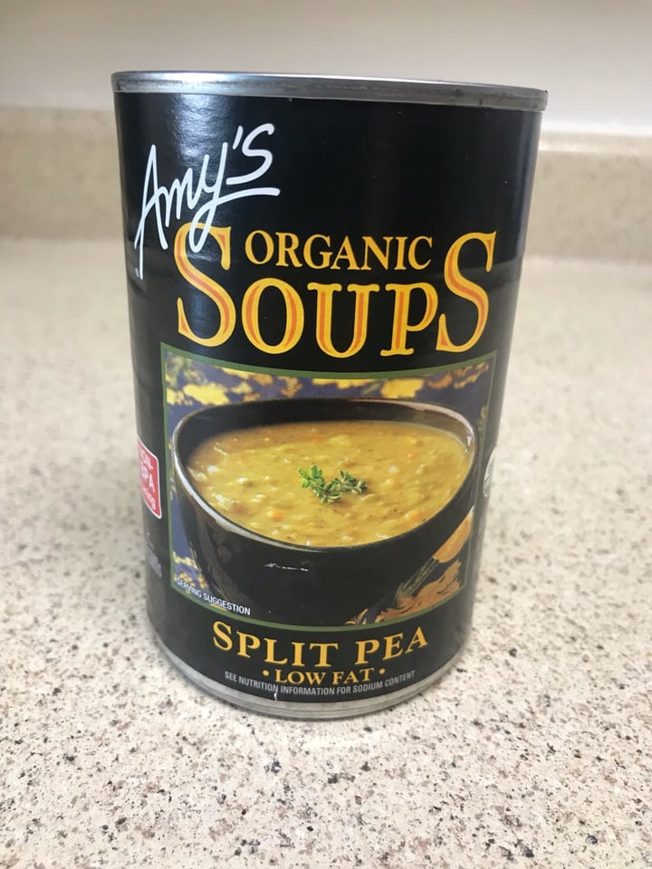 photo of Amy’s Amy’s Organic Split Pea Soup shared by @curvycarbivore on  26 Sep 2019 - review