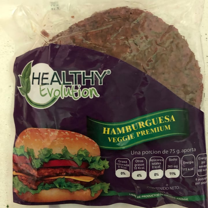photo of Healthy Evolution Hamburguesa Veggie Premium shared by @lariscienta on  03 Jan 2021 - review