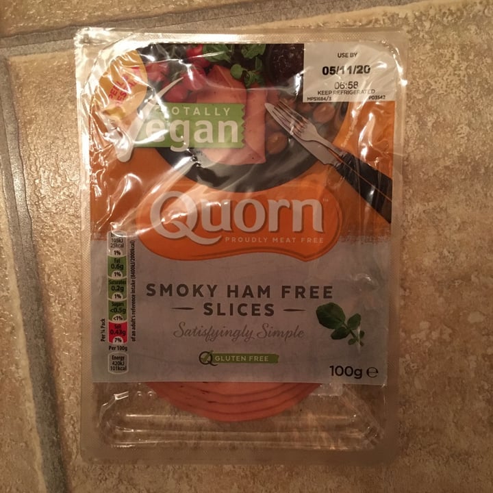 photo of Quorn Smoky Ham Free Slices shared by @harveyrandall on  04 Oct 2020 - review