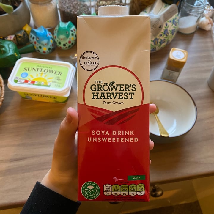 photo of The Grower’s Harvest Soya drink unsweetened shared by @rebeccasechi on  09 May 2022 - review
