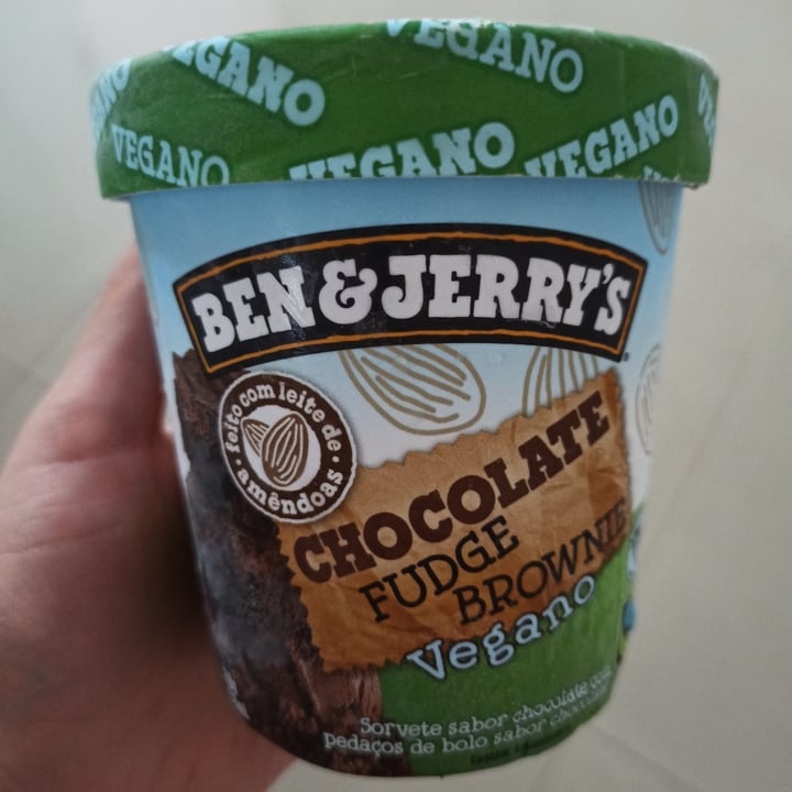 review photo of Ben & Jerry's Chocolate Fudge Brownie Non-Dairy Ice Cream shared by @lidiaraujo on 30 Dec 2021 - review
