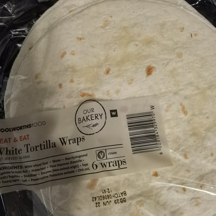 photo of Woolworths Food White tortilla wraps shared by @phoebe777 on  16 Jun 2022 - review