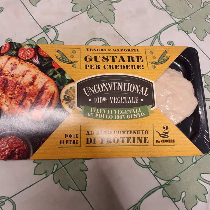 photo of Unconventional Filetti Vegetali 0% Pollo 100% Gusto - Plant Based Fillet shared by @simonagaeta on  11 Apr 2022 - review