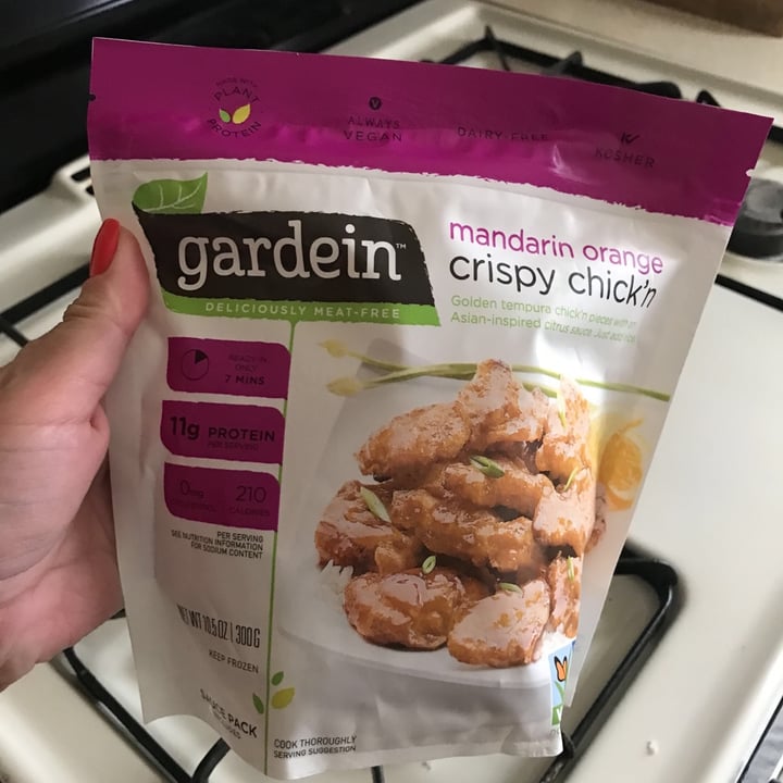 photo of Gardein Mandarin Orange Crispy Chick’n shared by @racheljanehall on  29 Apr 2020 - review