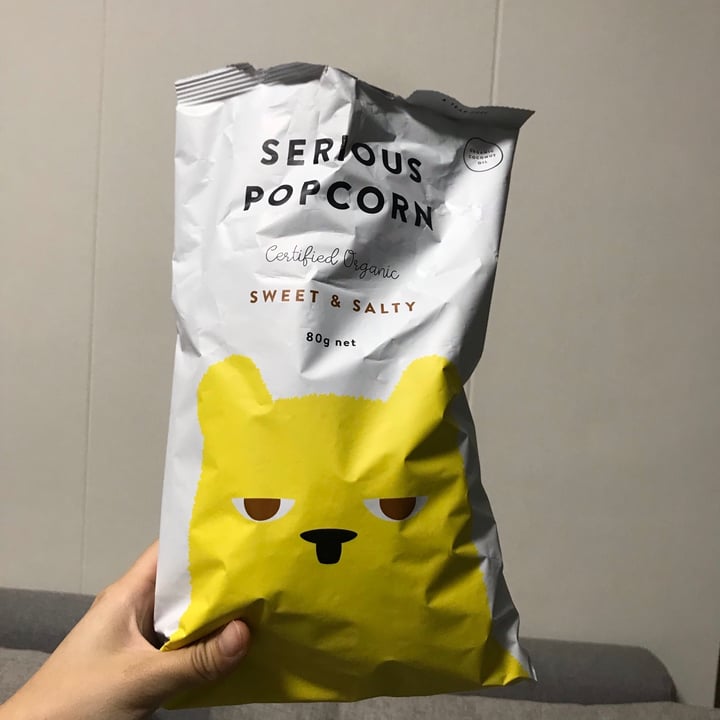 photo of Serious Food Co. Serious popcorn: sweet and salty shared by @veggieoty on  15 Oct 2020 - review