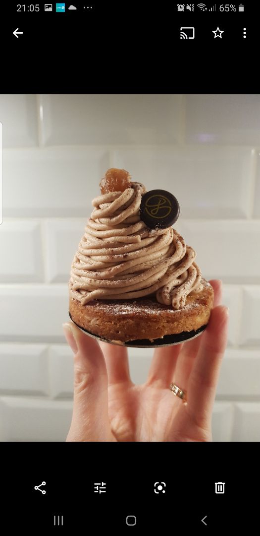 review photo of Maison Landemaine Tartelette Mont-Blanc shared by @cibjork on 11 Mar 2020 - review