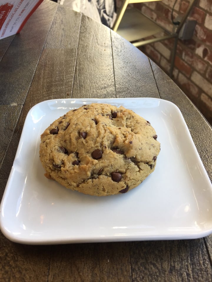 photo of The Stand Vegan Cafe Chocolate chip cookie shared by @awinter141 on  12 Mar 2020 - review