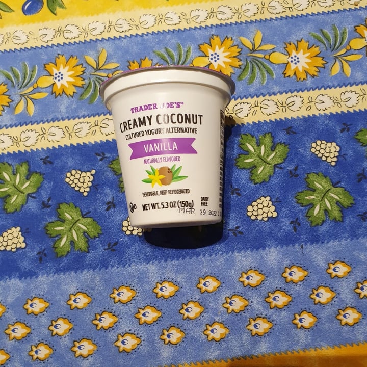 photo of Trader Joe's Cultured Coconut Milk Vanilla shared by @paniwilson on  05 Mar 2022 - review