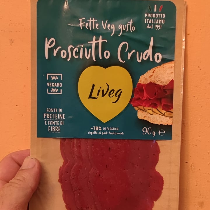 photo of Liveg Fette Veg Gusto Prosciutto Crudo shared by @massimomanni on  03 Jul 2022 - review