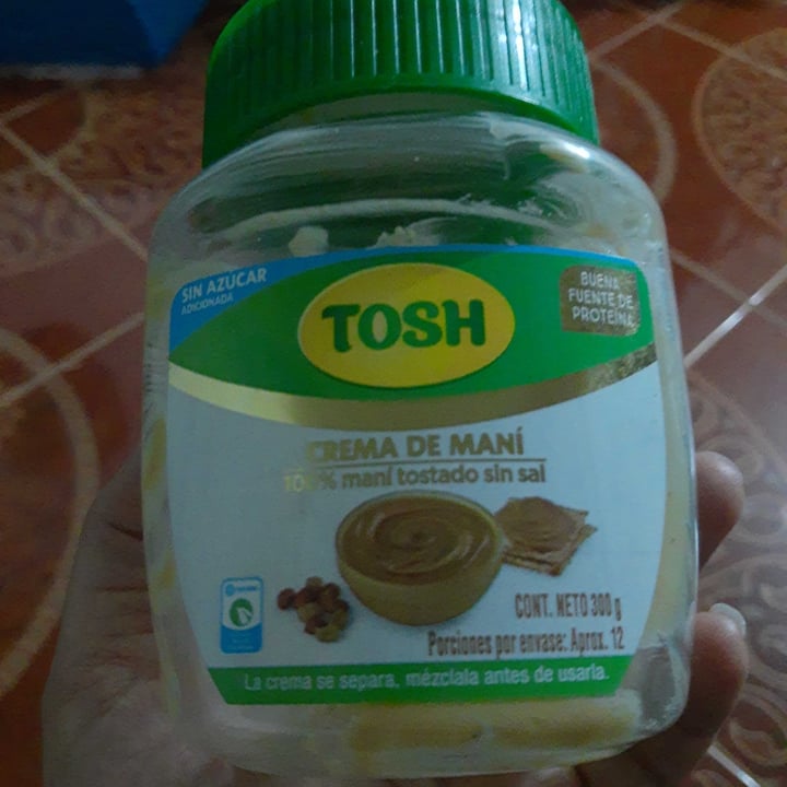 photo of Tosh Crema de maní shared by @sebacelta on  08 Oct 2022 - review
