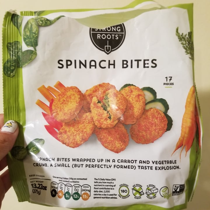 review photo of Strong Roots Spinach Bites shared by @tracyrocks on 08 Nov 2021 - review