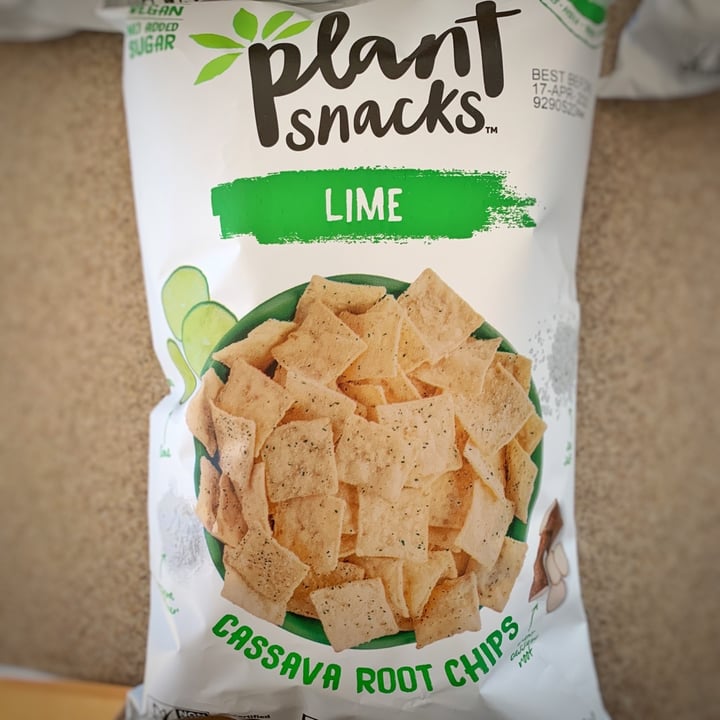 photo of Plant Snacks Lime Cassava Root Chips shared by @makeitvegan on  18 Dec 2019 - review