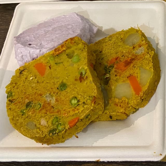 Photo of the dish “Polpettone vegano con maionese di soia”