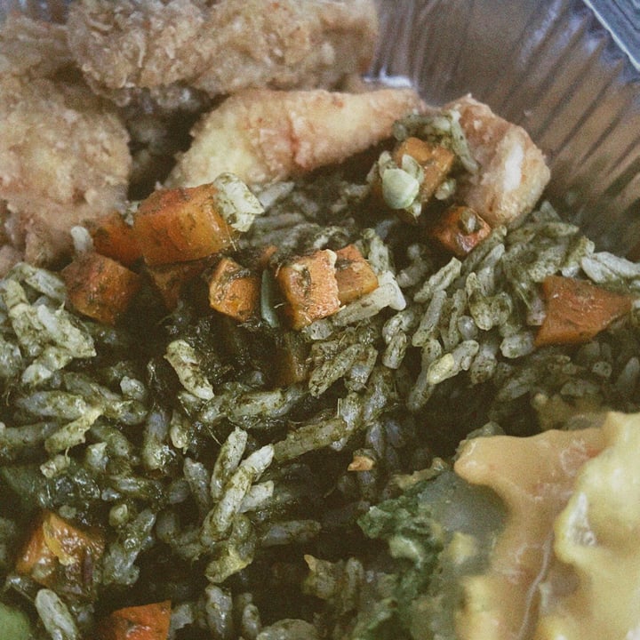 review photo of Noqa vegan Arroz Norteño con chicharrón de berenjena y Papa a la Huancaína shared by @mennnacat on 10 Apr 2022 - review