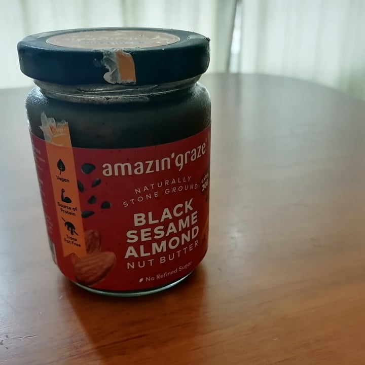 photo of Amazin' graze black sesame almond nut butter shared by @huilin on  21 Mar 2021 - review
